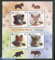 Romania 2012 Young Animals 4v M/s, Mint NH, Nature - Animals (others & Mixed) - Bears - Deer - Ungebraucht