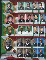 Burundi 2012 Presidents 11 S/s, Mint NH, History - Politicians - Other & Unclassified