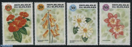 Burundi 1991 Flowers 4v, Mint NH, Nature - Flowers & Plants - Sonstige & Ohne Zuordnung