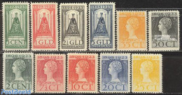 Netherlands 1923 Silver Jubilee 11v, Mint NH, History - Kings & Queens (Royalty) - Unused Stamps