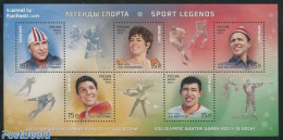 Russia 2013 Olympic Sport Legends 5v M/s, Mint NH, Sport - Ice Hockey - Olympic Winter Games - Skating - Eishockey