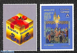 Spain 2018 Christmas 2v S-a, Mint NH, Religion - Christmas - Unused Stamps