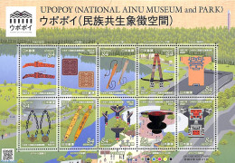 Japan 2020 National AINU Museum And Park 10v M/s, Mint NH, Art - Museums - Nuevos