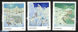 Canada 2023 Winter Scenes 3v S-a, Mint NH - Ongebruikt