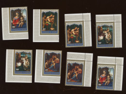 1979 Noël. Kerst.  848/851 **. Sc 561/564 **. Mi.1514/17 Postfrich. MNH. Perf + IMPerf - Ongebruikt