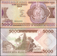 Vanuatu 5000 Vatu. ND (2006) Unc. Banknote Cat# P.15a - Vanuatu