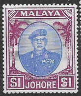 Johore Mh* 1949 8,5 Euros - Johore