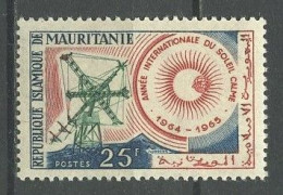 MAURITANIE 1964 N° 178 ** Neuf MNH Superbe C 1 € Année Internationale Du Soleil Calme - Mauretanien (1960-...)