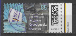 BRD 2024   Mi.Nr. 3830 , 75 Jahre Grundgesetz - Gestempelt / Fine Used / (o) - Used Stamps