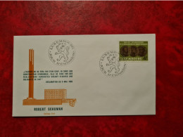 LETTRE CARTE LUXEMBOURG 1975 25° ANNIVERSAIRE ROBERT SCHUMANN DECLARATION - Andere & Zonder Classificatie