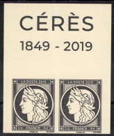 FRANCE - 2019 - YT 5361E - Paire  Avec Texte "CERES 1849-2019 - Provenant Du BF 147  - Neuf ** - Neufs