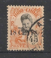 INDOCHINE - 1919 - N°YT. 83 - Cambodgienne 18c Sur 45c Orange - Oblitéré / Used - Usados