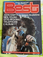 Best N° 114 - 01/78 : Aerosmith, Telephone, Neil Young, Otis Redding, Les Meilleurs Disques De 1977... - Musique