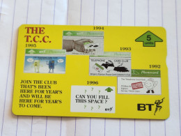 United Kingdom-(BTG-694)-TCC Membership Card-1996-(695)-(605E07004)(tirage-1.000)-cataloge-6.00£-mint - BT Algemene Uitgaven