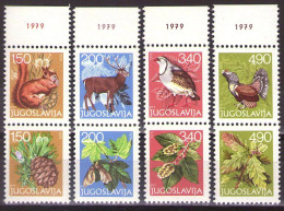 Yugoslavia 1978 -New Year (Animals And Plants),FLORA,FAUNA - Mi 1763-1770 - MNH**VF - Unused Stamps