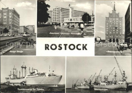 71874785 Rostock Mecklenburg-Vorpommern Lange Strasse Interhotel-Warnow Hafen Sc - Rostock