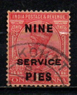 INDIA INGLESE - 1921 - EFFIGIE DEL RE GIORGIO V - SOVRASTAMPATO - USATO - 1911-35 Roi Georges V