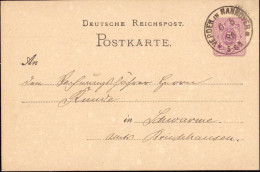 604340 | Klaucke Stempel Auf Ganzsache Aufgegeben In  | Verden (W - 2810), Schwarme (W - 2811), - - Covers & Documents