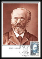 2061/ Carte Maximum (card) France N°1511 Emile Zola Fdc Premier Jour Edition Ptt 1967 - Writers