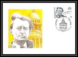 4860/ Carte Maximum (card) France N°3038 André Malraux édition Cef Fdc 1996 Ecrivain Writer - 1990-1999