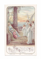 Vierge à L'Enfant Et Anges, Citation P. Faber Et Abbé Vignon, Indulgence, 1915, éd. Bouasse Jeune N° 3988 - Images Religieuses