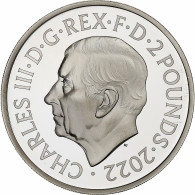 Grande-Bretagne, 2 Pounds - 1 Once, Life And Legacy Of The Queen, 2022, British - Nieuwe Sets & Proefsets