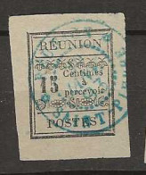 1889 USED Réunion Yvert 3 - Segnatasse