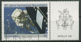 Österreich 2011 Weltraumfahrt Apollo Astronaut 2919 Mit Rand Gestempelt - Usati