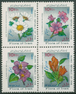 Iran 1988 Neujahrsfest Nowruz Pflanzen Blumen 2265/68 ZD Postfrisch - Irán