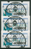 Brasilien 1993 Automatenmarken Satz 9600/11400/17000 ATM 5 Gestempelt - Affrancature Meccaniche/Frama
