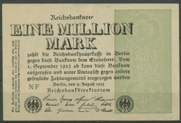 Dt. Reich 1 Million Mark 1923, DEU-114d FZ NF, Gebraucht (K1287) - 1 Million Mark