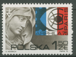 Polen 1975 Briefmarkenausstellung ARPHILA Paris Heilige Anna 2269 Postfrisch - Nuevos