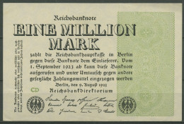Dt. Reich 1 Million Mark 1923, DEU-114c FZ CD, Leicht Gebraucht (K1280) - 1 Mio. Mark