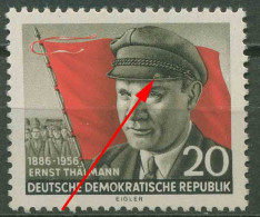 DDR 1956 Ernst Thälmann Mit Plattenfehler 520 A F 3 Postfrisch - Variétés Et Curiosités