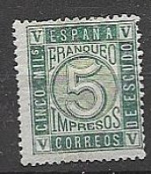 Spain Mh * 1867 45 Euros - Neufs