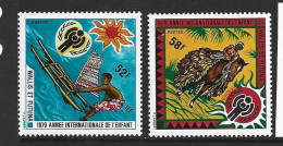 Wallis & Futuna Islands 1979 IYC International Child Year Set Of 2 MNH - Nuovi