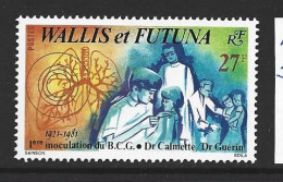 Wallis & Futuna Islands 1981 TB Tuberculosis 27 Fr Single MNH - Nuovi