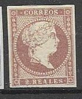 Spain Mnh ** Original Gum 1856 140 Euros No Watermark - Unused Stamps