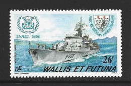 Wallis & Futuna Islands 1989 Maritime Union / Navy Boat 26 Fr Single MNH - Unused Stamps