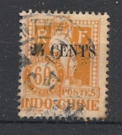 INDOCHINE - 1919 - Taxe TT N°YT. 27 - Dragon D'Angkor 24c Sur 60c Jaune-orange - Oblitéré / Used - Oblitérés