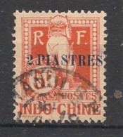 INDOCHINE - 1919 - Taxe TT N°YT. 30 - Dragon D'Angkor 2pi Sur 5f Rouge - Oblitéré / Used - Used Stamps