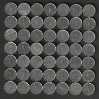 Lot De 49 Pièces De "1 Centime" Divers - Années 65  - France  - Réf, R 01  ( Destokage ) - 1 Centime