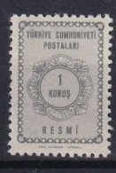 TURKEY 1964 - MNH - Mi 91 - SERVICE - Sellos De Servicio