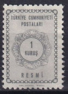 TURKEY 1964 - MNG - Mi 91 - SERVICE - Sellos De Servicio