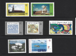 Wallis & Futuna Islands 1993 Churches , School & Christmas Issues MNH - Ungebraucht