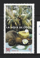 Wallis & Futuna Islands 1994 Coco Nuts 36 Fr Single MNH - Nuovi