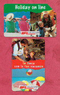 Italy- Telecom- Buone Vacanze- Phone Card Used By 5000 & 10000 Lire- Ed. Technicard. Exp. 31.12.1996- Golden 428 & 429- - Públicas Figuración Ordinaria