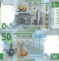 Mauritania / 50 Ougiya / 2023 / P-28(a) / UNC - Mauritanien