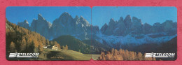 Italy, TELECOM Bilingue By 10000 Lire. Exp. 31.12.99- Dolomiti Gruppo Delle Odle- Dolomiten Geislergruppe. - Publiques Figurées Ordinaires