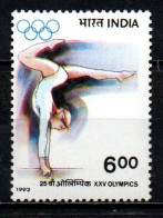 INDIA - 1992 - Gymnastics - Summer Olympics, Barcelona. - MNH - Nuevos